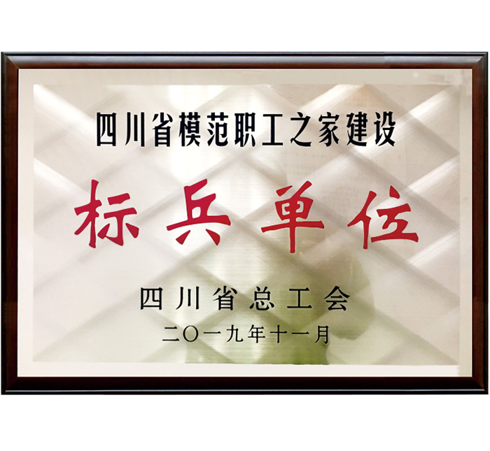 四川省模范職工之家建設“標兵單位”